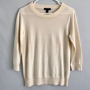 J. Crew Tippi Sweater Cream